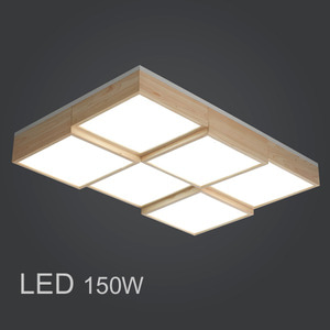 LED 퍼즐 거실등 150W(편백나무)