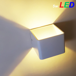 LED 사각 캐스팅 벽등 5W(화이트)