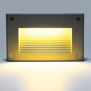 LED 직사각 계단매입 6W(회색/흑색)