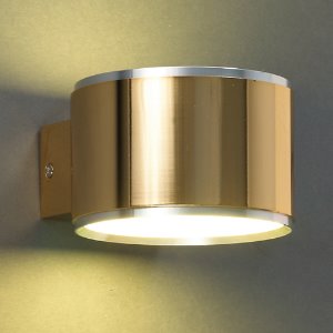 LED 원통 벽등(금색)