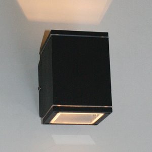테마 방수 1등 벽등(A형) 흑색