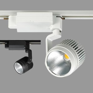 LED COB 스포트 레일등(4523) 백색/흑색