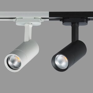 LED COB 스포트 레일등(4537) 백색/흑색