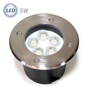 LED 원형 지중등 5W (외경 150파이 / 타공 125파이)