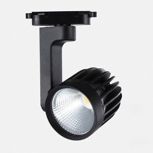 LED COB 스포트 레일등 18W (300) 백색/흑색
