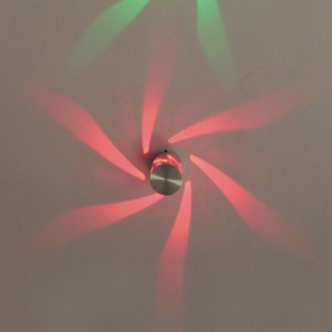 LED 프리즘 원형매입(알미늄) 레드