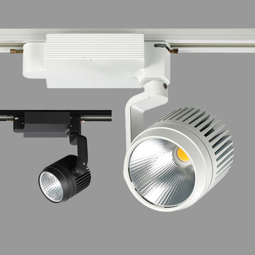 LED COB 스포트 레일등(4523) 백색/흑색