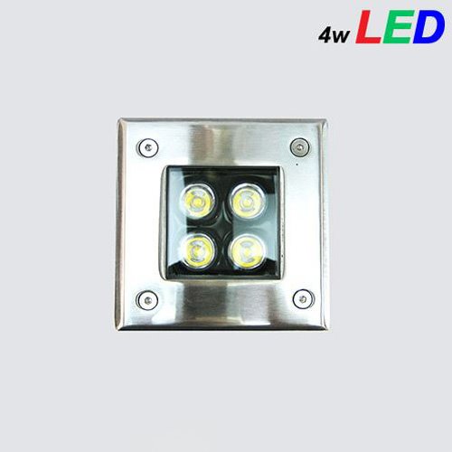 LED 정사각 지중등 4W (90 타공)