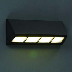 LED 와이드 외부 방수벽등(B형) 흑색