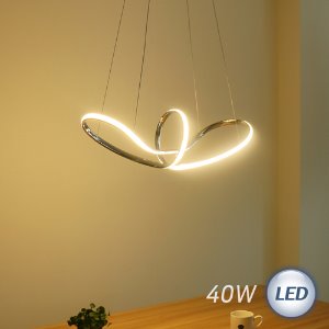 LED 가우스 펜던트 40W (크롬)