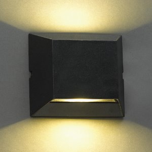 LED 카프리 2등 벽등(흑색) 방수등