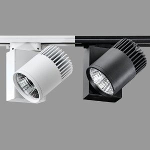 LED COB 스포트 레일등(4540) 백색/흑색