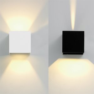LED 방수 사각 외부벽등(백색/흑색)