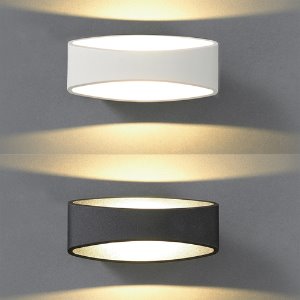 LED 비비 벽등 H형 (백색/흑색)