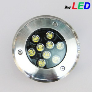 LED 원형 지중등 9W (타공 Φ130)