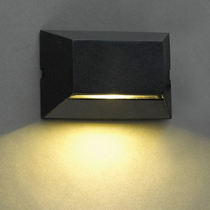 LED 카프리 1등 벽등(흑색) 방수등